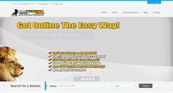 Desktop Screenshot of kingwebhost.com